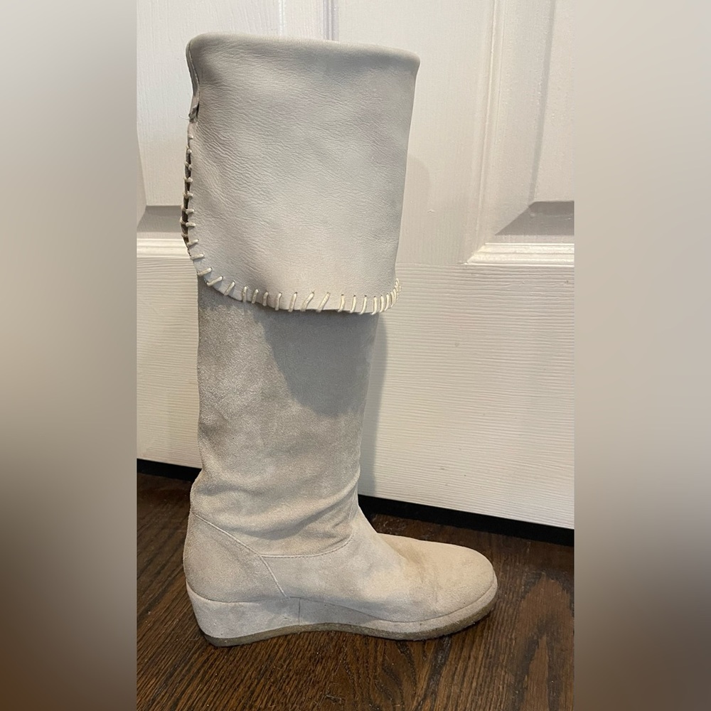 Michele Negri Firenze Suede Over the Knee Boots purchased in Florence Italy